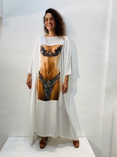 Vestido Maxi Longo Cetim Mulata - buy online