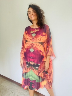 Vestido Plissado Curto Crepe Orquídea Laraja - buy online