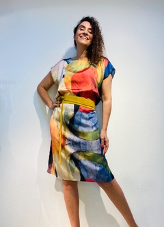 Vestido Kaftan Cetim Kupkla on internet