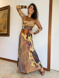 Blusa Pele Tule Monet Amarelo - loja online