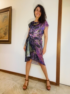 Saia Pareô Chiffon Monet Lilás na internet