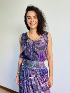 Regata Básica Tafetá Monet Roxo - loja online
