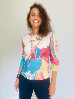 Blusa Fit 3/4 Jersey Moinho na internet