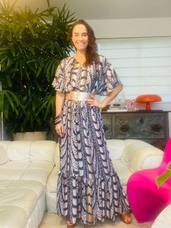 Cinto Fivela Maxi Couro Ouro - loja online