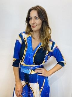 Macacão Sereia Jersey Blue na internet