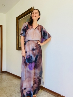 Vestido Morcego Crepe Cão - buy online