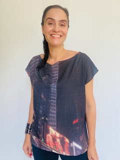 Camiseta Kaftan Crepe NY - ALESSA