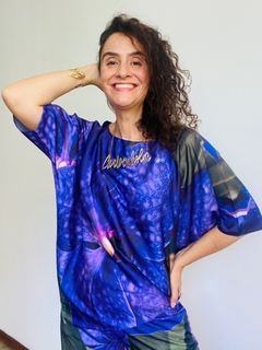 Camiseta Morcego Cetim Orquídea Roxo - buy online
