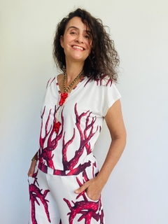 Camiseta Kaftan Jersey Coral - buy online