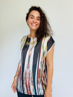 Camiseta Kaftan Cetim Ganesha - comprar online