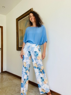 Calça Reta Concha Bege