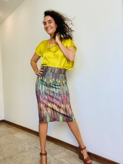 Saia Tubo Neoprene Marmorizado Listras - loja online