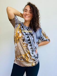Camiseta Básica Seda Pura Cupula Ouro - buy online