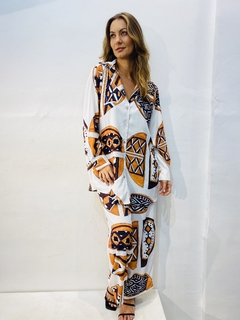 Calça Elástico Crepe Indigena - loja online