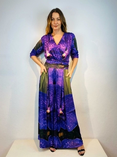 Macacão Sereia Jersey Orquídea Roxo