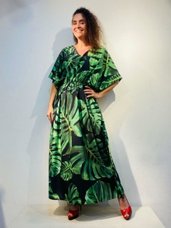 Vestido Maxi Elástico Crepe Costela de Adão - buy online
