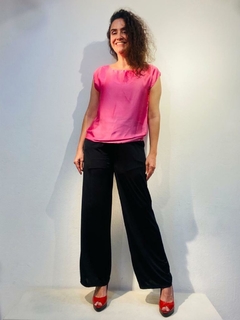 Camiseta Kaftan Cetim Rosa Lisos - buy online