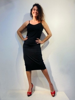 Vestido Alcinha Jersey Preto Lisos on internet
