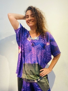 Camiseta Morcego Jersey Orquidea Roxo - comprar online
