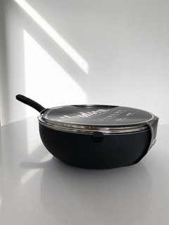 WOK 28CM ANTIADHERENTE C/TAPA DE VIDRIO HUDSON - comprar online