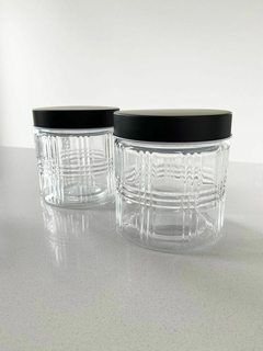 FRASCO CHICO DE VIDRIO C/TAPA 900ML