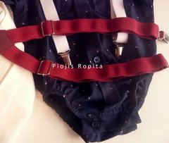 Set conjunto bautismo body camisa zapatos pantalon moño y tiradores - comprar online