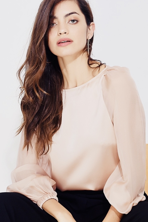 Blusa Protea Rosa Palo