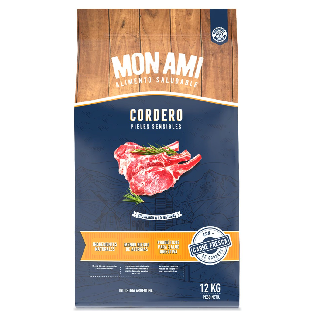 ALIMENTO MON AMI CORDERO PARA PERRO ADULTO