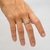 Anillo Paihuen con Esmeraldas en bruto