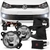 Kit Farol Milha Saveiro Trend Trooper G6 (2013/14/15/16) C/ Moldura Preta