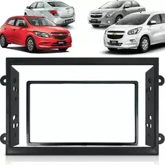 MOLDURA 2DIN COBALT 13/15 ONIX 12/19 PRISMA 13/16 JOY 17/18 SPIN 13/18 - comprar online