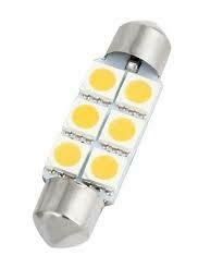 LAMPADA LED TORPEDO 31MM 6 SMD (UN)