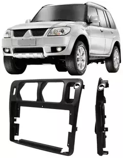 MOLDURA 9 POLEGADAS PAJERO TR4 02/.... PRETA - comprar online