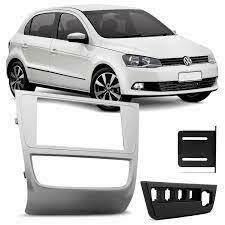 MOLDURA 2 DIN GOL G6 13/15 4 BOTÕES VIDRO ELÉTRICO PRATA