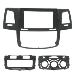MOLDURA 9" TOYOTA HILUX E SW4 2009/2015 AR DIGITAL + ANALÓGICO