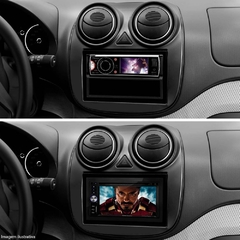 MOLDURA 2DIN FIAT NOVO PALIO (12/17) E GRAN SIENA (2021) (BLACK PIANO) - comprar online