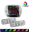 STROBO RGB COM VOLTIMETRO 7 CORES ZENDEL