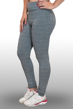 Imagem do Calça Legging Academia Cintura Alta Fitness Cinza | (Mescla) | Ref: LEGL044 - Promoção !!!