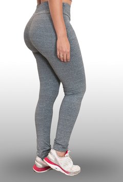 Calça Legging Academia Cintura Alta Fitness Cinza | (Mescla) | Ref: LEGL044 - Promoção !!! - loja online