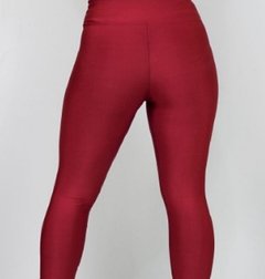 Calça Legging Fitness Poliamida Lisa | (Vinho) | Ref: LEGL041 Oferta!!! - comprar online
