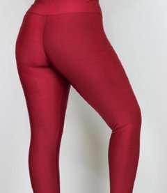 Calça Legging Fitness Poliamida Lisa | (Vinho) | Ref: LEGL041 Oferta!!! - Identifica Moda