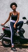 Calça Legging Moletom Jeans (Innovation) | REF: LEGM010 - Promoção!!!