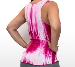 CAMISETA FITNESS REGATA VISCOLYCRA COM ESTAMPA NA FRENTE E RASGOS NAS LATERAIS | FITNESS GIRL | Ref: CRF01 - Promoção !!! - comprar online