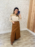 SAIA MIDI JEANS MARROM