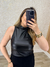Imagem do BLUSA GOLA ALTA COURO PU