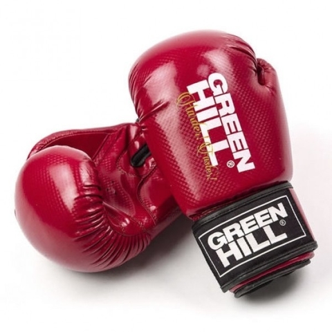 Luva de Boxe e Muay Thai Green Hill Jaguar Vermelha