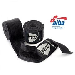 Bandagem Elástica Aprovada pela AIBA 3 Metros Green Hill PRETA