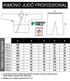 Imagen de Kimono de Judô Profissional Green Hill selo FIJ Branco