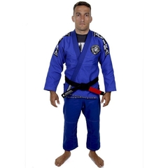 KIMONO AKIRA TRADICIONAL AZUL- JIUJITSU - comprar online