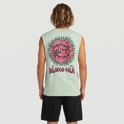 Remera sin mangas CMMTY - BALANCED PALM